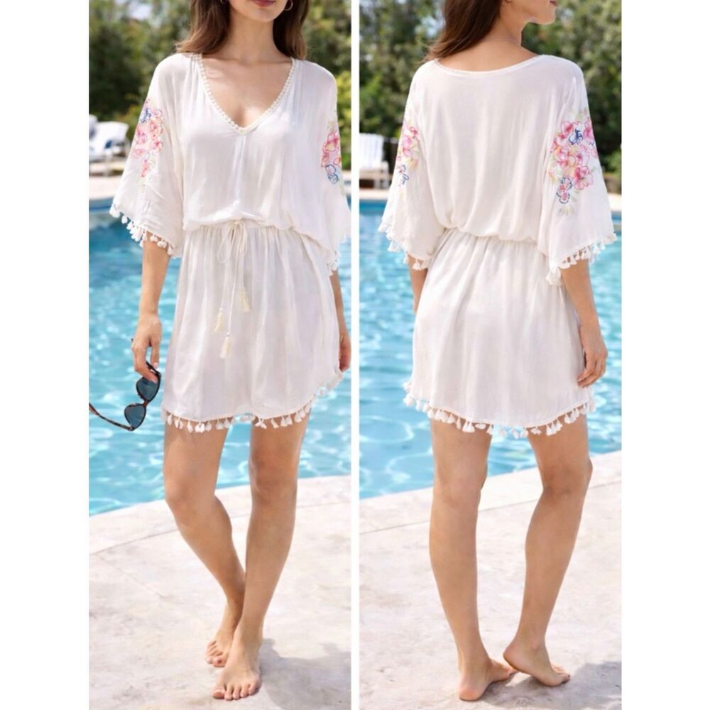 Merona Mini Dress Swim Coverup L/XL NWOT